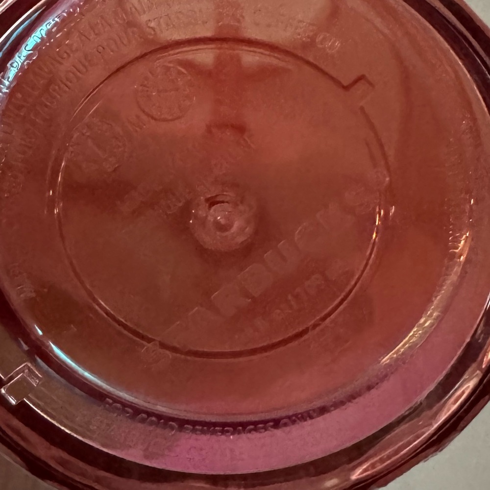 Starbucks rose gold kaleidoscope venti tumbler with straw - Picture 3 of 4